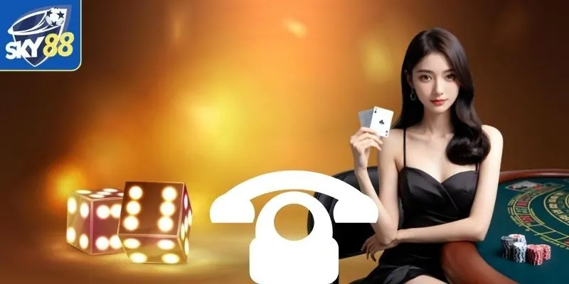 Liên hệ sky88 thông qua hotline để được hỗ trợ kịp thời